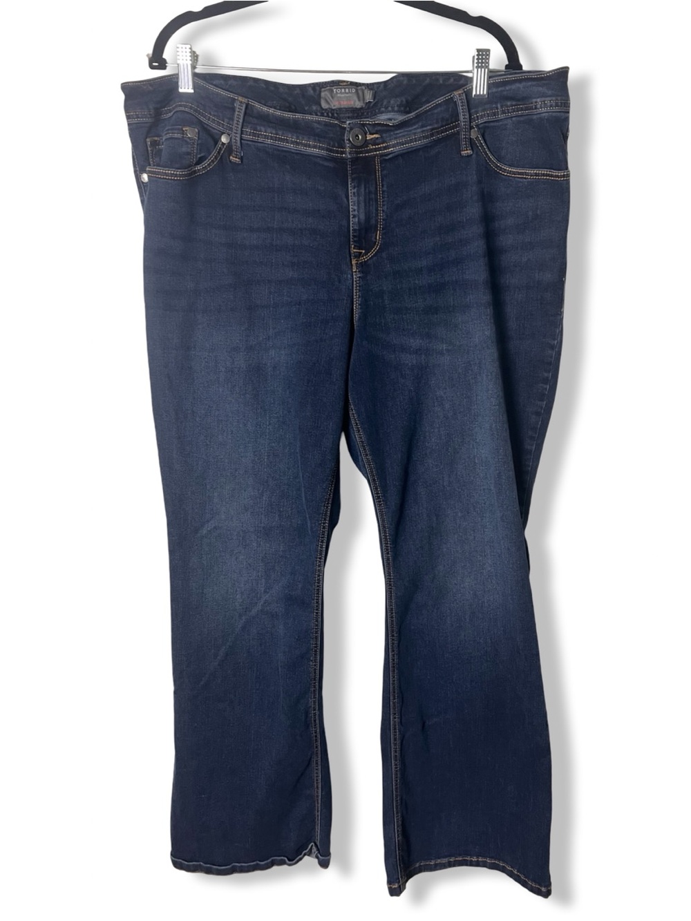 Torrid Women’s Luxe Slim Boot Stretch Denim Jeans Dark Wash‎ Sz. 22R